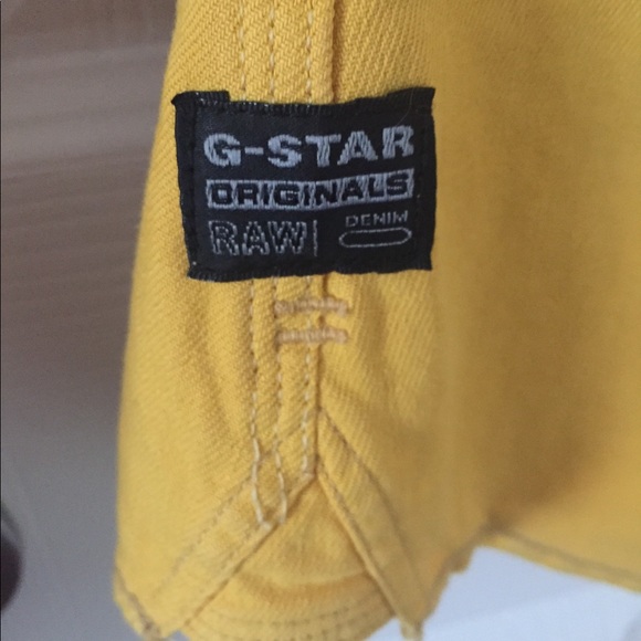 G-Star Raw Denim yellow shirt. Never worn. - Picture 4 of 6
